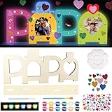 Vatertagsgeschenk für Papa, PAPA Bilderrahmen Holzbuchstaben Papa Geschenk Geburtstag Geschenk Zum Vatertag, Geburtstagsgeschenk Geschenk Papa Geburtstag Vatertag Geschenke für Papa von Kindern