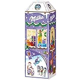 Milka 3D Haus Adventskalender – Weihnachtskalender mit Schokolade und Bonbons – 229g