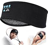 Schlafkopfhörer Bluetooth Geschenke für Frauen/Männer - Stirnband Kopfhörer Schlafen Vatertagsgeschenk für Papa, Schlafmaske mit Kopfhörer HD Stereo Lautsprecher, SchlafKopfhörer für Schlaf, Yoga