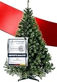 Künstlicher Weihnachtsbaum 180 cm – überzeugend für 10 Jahre – Pflegeleicht Preiswert Festlich – Tannenbaum künstlich von Menz