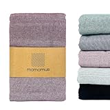 MOMOMUS Dünne Tagesdecke, Bettüberwurf Vielseitiger oder Dünne Überwurf für Bett - Leichte, Praktisch, Komfortabel - Ideal als Überwurfdecke für Sofa, Sessel und Bett - Violett, 170x260 cm