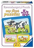Ravensburger Kinderpuzzle - 06571 Gute Tierfreunde - My First Puzzle mit 3x6 Teilen - Puzzle für Kinder ab 2,5 Jahren