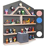 Little Moonshine Regal für Tonie Box und Tonies DAS ORIGINAL - bis zu 52 Tonies - Magnetisches Wandregal- 4 passend zur Toniebox (Gray)