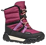 Geox J TREKKYUP Girl B AB Snow Boot, DK Raspberry/Black, 38 EU