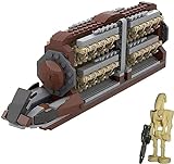 EMYRSA Raumschiff Bauset mit 32PCS Battle Droiden Minifiguren, Awesome Konstruktionsspielzeug mit Geschenkbox, Bausteinspielzeug Geschenk für Erwachsene Kinder voll kompatibel zu Lego