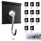 EFEALL 12 Stück Kederleiste Haken 5/6mm und 7/8mm, RV Markisenhaken für Kederschiene, Camping Kederhaken, Kederösen für Wohnmobil, Wohnwagen, Camping Zelt, Innen und Außendekoration