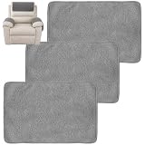 Jokapy 3pcs Sofa Kopfstütze Abdeckung Weiche Polyester Liege Kopfstütze Beschützer Verschleiß resistent(B)