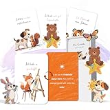BIROYAL 46 Affirmationskarten Kinder - Umgang mit Gefühlen Lernen mit Gefühlskarten für Kinder - Achtsamkeitskarten, Mutmacherkarten, Selbstbewusstsein stärken