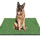 STARROAD-TIM 80 * 100 cm Hundetoiletten Kunstrasen Outdoor Hundeklo für Zuhause Hundetoilette Wohnung Hundetoilette Balkon Wiederverwendbare Trainingsunterlagen für Hunde Rasen Dekoratio