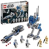 LEGO 75280 Star Wars Clone Troopers der 501. Legion, Bauset mit Kampfdroiden und at-RT Walker