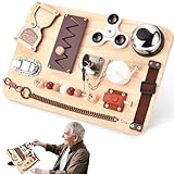 Fidget Busy Board für Senioren mit Demenz & Alzheimer– Sensorisches Spielzeug für ADHS“Aktivierungsboard Senioren-Spielerisches Training für Motorik, Gedächtnis ADHS-Hilfen Autismus Fidget Spinner