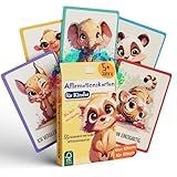 55 Affirmationskarten Kinder - Selbstbewusstsein stärken - Achtsamkeit - Gefühlskarten für Kinder