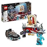 LEGO 76213 Marvel König Namors Thronsaal, Black Panther Wakanda-Spielzeug Zum Bauen, Set Mit U-Boot Für Kinder Ab 7 Jahren, Unterwasserabenteuer Mit Superhelden