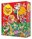 Chupa Chups XXL Adventskalender 2024, 24 Türchen mit einem Mix aus verschiedenen Lutscher- & Kaugummi-Sorten, Süßigkeiten Weihnachtskalender, 1x872g