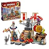 LEGO NINJAGO Turnier-Arena Abenteuer-Spielzeug für Kinder, Ninja-Spielset mit 6 Minifiguren, sammelbares Bauset, Geburtstagsgeschenk für Jungen und Mädchen ab 7 Jahren 71818