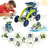 STEM Solar Roboter Kinder Spielzeug ab 8 Jahre alte Jungen,Solar Angetrieben Spielzeugen Robot Wissenschaft Kits für 10 12 jährige,DIY Bauspielzeug für Kinder 8 9 10 11 12-jährige