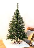 Künstlicher Weihnachtsbaum inklusive Ständer - 90 cm in grün - Kleiner Kunst Tannenbaum - Weihnachtsdeko Christbaum Tanne unecht klappbar mit Kunststoff Baumständer