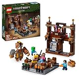 LEGO Minecraft Waldanwesen mit Boxring - Set für Gamer mit Zombie und Oberborst - Interaktives Bauspielzeug mit Ausrüstung und Tränken - Geschenk für Jungen & Mädchen ab 10 Jahren - 21272