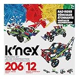 K'Nex Basic Fun Radikale Fahrt Baukasten, 206-teiliges Mint-Lernset, Technikspielzeug für Jungen und Mädchen, Konstruktionsspielzeug ab 7 Jahren