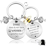 Abschiedsgeschenk Erzieherin, Schlüsselanhänger Erzieherin Geschenk Abschied, Kinder Abschiedsgeschenk Kita-Drücke dem Lehrer Dankbarkeit und Liebe aus