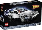 LEGO 10300 Back to The Future Time Machine，Building 1 of 3 Versions of The time-Traveling car（1872 Pieces）