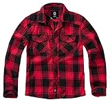 Brandit Checkshirt Kids red/Black Gr. 122/128