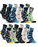 10 Paar Kinder Socken Jungen & Mädchen Baumwolle Kindersocken 54395 (31-34)