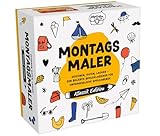 MONTAGSMALER - Das beliebte Zeichenspiel für Familie & Freunde | Perfekt für jeden lustigen Spieleabend | Kreatives Kritzel-Spiel für Erwachsene & Kinder | Familienspiel & Gesellschaftsspiel