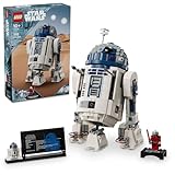 LEGO Star Wars R2-D2 Brick Built Droid Figure, Collectible May The 4th Toy with Exclusive 25th Anniversary Minifigure Darth Malak, Star Wars Gift Idea for Kids or Fans Ages 10 and Up, 75379