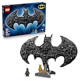 LEGO DC Batman: Batman Logo - Superhelden Spielzeug mit Minifiguren - Kreativer Modellbau für Jungen und Mädchen - DIY Deko für Kinderzimmer - Geschenk für Fans ab 12 Jahren - 76330
