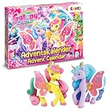 GALUPY Rainbow Unicorn Spielzeug-Adventskalender für Kinder – Einhorn-Weihnachtskalender für Mädchen, Spielzeug-Kalender mit exklusiven Galupy-Figuren & Spielset