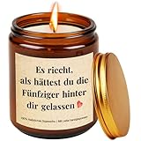 TUZELIYA 60 Geburtstag Frauen - Geburtstagsgeschenk für Frauen - Duftkerzen im Glas Geschenke für Frau Freundin Mama Schwester Tochter Beste Freundin Männer Geburtstag Geschenk, Jubiläumsgeschenke