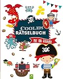 Cooles Rätselbuch für Kinder ab 4 Jahren: Mit 100 Stickern und spannenden Rätseln zu Rittern, Piraten, Drachen, Weltall und vielem mehr! Stundenlanger Knobel-Spaß garantiert!