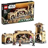 LEGO 75326 Star Wars Boba Fetts Thronsaal, Spielzeug-Haus zum Bauen mit Jabbas Palast und 7 Minifiguren, darunter Boba Fett, Fennec Shand und Bib Fortuna, Modell-Gebäude für Kinder ab 9 Jahren