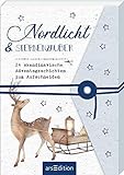 Nordlicht und Sternenzauber: 24 skandinavische Adventsgeschichten zum Aufschneiden | Adventskalender-Buch für Erwachsene