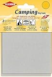 Kleiber + Co.GmbH Camping-Nylon-selbstklebend, Hellgrau, ca. 10 cm x 12 cm, 480-08