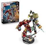 LEGO | Marvel Duell der Giganten: Hulkbuster vs. Hulk - Superhelden Spielzeug mit Actionfigur und 2 Minifiguren, darunter Iron Man - Avengers Geschenk für Jungen ab 9 Jahren, Mädchen und Fans - 76343