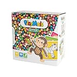 PlayMais MOSAIC Little Zoo Kreativ-Set zum Basteln für Kinder ab 3 Jahren | Über 2.300 Stück & 6 Mosaik Klebebilder mit Zootieren | Fördert Kreativität & Feinmotorik | Natürliches Spielzeug