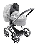 Corolle 9000140770 - Mon Grand Poupon Cybex Puppenwagen, für 36-42cm Puppen, Buggy, 3in1, faltbar, Puppenspielzeug, Puppenmama, ab 3 Jahren, Weihnachtsgeschenk für Kinder