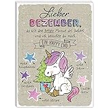 H:) PPY life Adventskalender mit Motiv „Einhorn“ | 26 cm x 35 cm, Schoko-Adventskalender, 75 g | Adventskalender Schokolade, Adventskalender Kinder, Adventskalender Mädchen | 51127