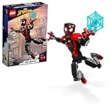Lego Marvel Miles Morales Figure Set, 76225 Fully Articulated Spider-Man Action Toy, Super Hero Movie Collectible, Birthday Gift Idea for Kids