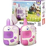 2PCS Walkie Talkies Kinder, Einhorn Geschenke für Mädchen Spielzeug ab 3 4 5 6 Jahre Geschenke Mädchen Outdoor Spiele für Kinder Walki Talki Kinderspielzeug Weihnachten Geschenkideen Einhorn Spielzeug