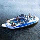 GALPBBCADE Aufblasbares Boot PVC-Schlauchboot Marineboot 1-6 Person Floß Beiboot Fischerboot für treibendes Angeln im Freien Wassersport,A,400 * 210 * 120cm