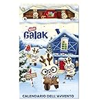 GALAK Calendario Avvento Adventskalender-Figuren aus weißer Schokolade, gefüllt mit Cerealien 196,8 g+ Italian Gourmet polpa 400g