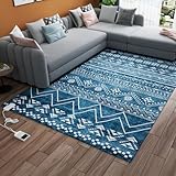 AIBOTY Heizteppich Smart Timer/Auto-Off/Überhitzungsschutz | Elektro-Wärmeteppich, Mehrere Stufen | Weich Wohnzimmer/Schlafzimmer, Wintergeschenk,55 * 90cm