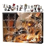 D.N.D Adventskalender 2024 | Dungeon Dragons Toy Weihnachts-Adventskalender 2024 | Dungeons Dragons Advents-Countdown-Kalender mit Sammelpuppe | Figuren Adventskalender Kind für Weihnachtsdekoration