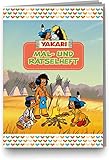Mal- und Rätselheft * YAKARI * mit 8 Seiten in DIN A6 | perfekt als Mitgebsel oder Geschenk | Indianer Malbuch Malen Malblock Kinder