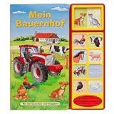 Mein Bauernhof - Klappen-Geräusche-Buch mit 10 Sounds - Klappenbuch mit Soundeffekten