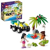 Lego® Friends Schildkrötenschutzfahrzeug 41697 Kreatives Spielzeugherstellungsset mit Zwei Spielzeugschildkröten und Emma Mini-Puppe für Kinder (90 Stück)