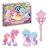 CRAZE MAGIC PONYS Adventskalender für Kinder, Adventskalender für Mädchen mit Spielzeug & Zubehör, inkl. 2x Pony-Figuren zum Sammeln